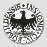 Byvåben platte, ROSKILDENSIS INSIGNIA CIV, Bing & Grøndahl