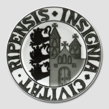 City Arms plate, RIPENSIS INSIGNIA CIVITAT, Bing & Grondahl