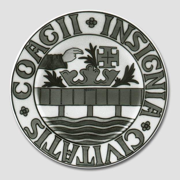 Byvåben platte, COAGII INSIGNIA CIVITATIS, Bing & Grøndahl