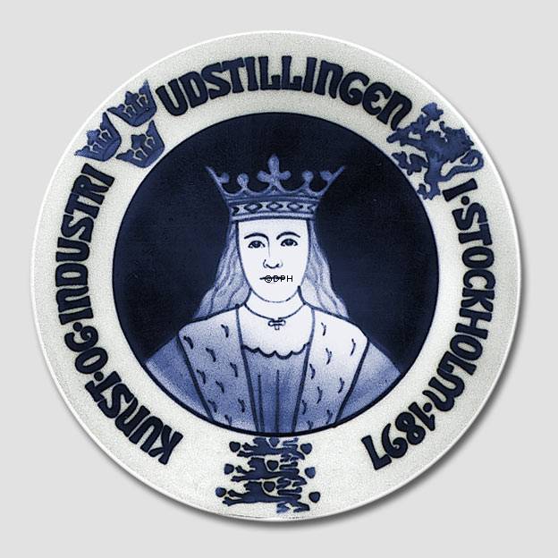 Byvåben platte, Kunst og industri udstillingen i Stockholm 1897, Bing & Grøndahl