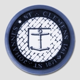 Loge platte, frimurerplatte, Bing & Grøndahl