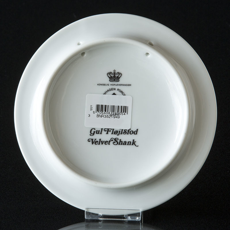 Platte i svampeserien, svampeplatte, Gul Fløjlsfod, Bing & Grøndahl