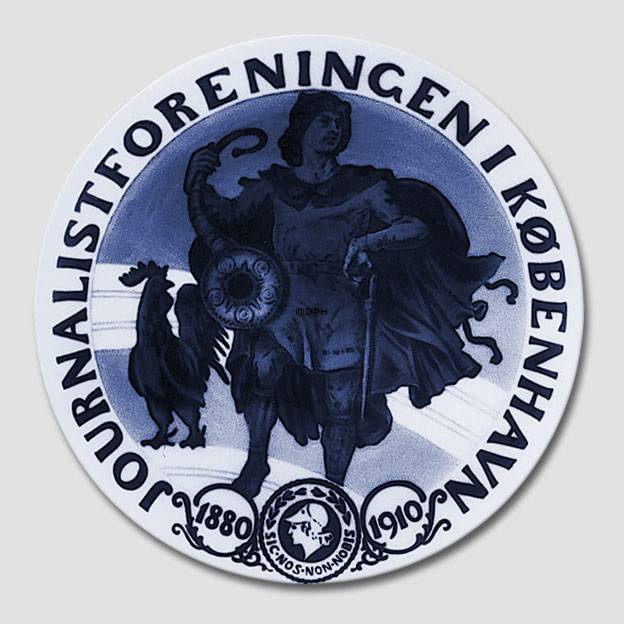 Mindeplatte, Journalistforening i København 1880-1910, Bing & Grøndahl