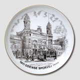 Bing & Grøndahl Platte, Odense Sporveje, Brun stregtegning