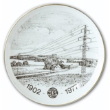 Memorial plate, 75 years Jubilee of Nesa 1902-1977, Bing & Grondahl