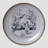 Hans Christian Andersen fairytale plate, Thumbelina, no. 6, Bing & Grondahl