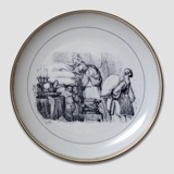 Hans Christian Andersen fairy tale plate, The Princess on the pea, no. 11, Bing & Grondahl