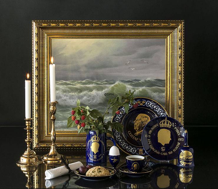 Nordiske Konger mindeplatte, Karl XIV Johan, Bing & Grøndahl