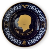 Nordic Kings memorial plate, Carl XVI Gustaf, Bing & Grondahl