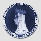 Kvindernes Udstilling, Bing & Grøndahl mindeplatte