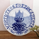 1863-1898 Bing & Grondahl memorial plate, Virtute et Fidelitate