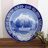 1907 Memorial plate, Iceland, Bing & Grondahl