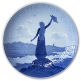 Mindeplatte, Sønderjylland vundet, Ø 33 cm, Bing & Grøndahl