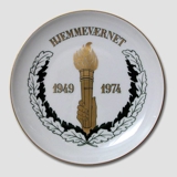1949-1974 Memorial plate, The Home Guard Bing & Grondahl