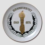 1949-1974 Mindeplatte, Hjemmeværnet Bing & Grøndahl