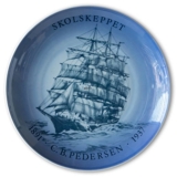 Swedish Ship plate, C. B. Pedersen 1982, Bing & Grondahl