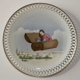 Hans Christian Andersen plate, The Flying Trunk, Bing & Grondahl