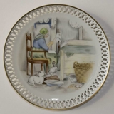 Hans Christian Andersen plate, The Ugly Duckling, Bing & Grondahl