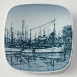 Plate with Fishing boats, Bing & Grondahl