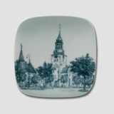 Plate with Budolfi Church, Bing & Grondahl