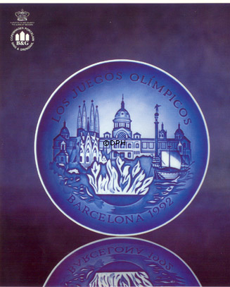 1992 Olympiadeplatte Barcelona, Bing & Grøndahl