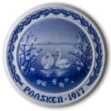 Svaner og påskeliljer 1917, Bing & Grøndahl Påskeplatte