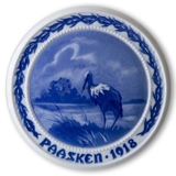 The Stork on the Meadow 1918, Bing & Grondahl Easter plate