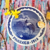 The Stork on the Meadow 1918, Bing & Grondahl Easter plate