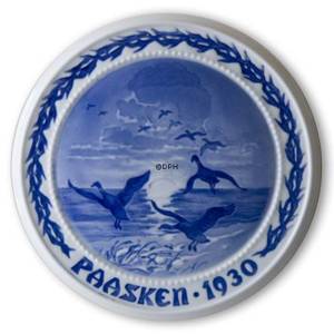 Vildgæs på himlene 1930, Bing & Grøndahl Påskeplatte | År 1930 | Nr. BP1930 | Alt. BP300 | DPH Trading