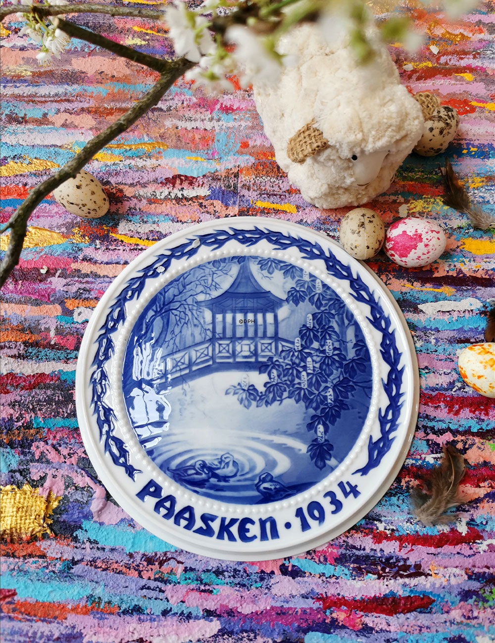 Frederiksberg have 1934, Bing & Grøndahl Påskeplatte