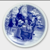 Bing & Grondahl Christmas plaquette 2001 Santa Claus