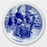 Bing & Grondahl Christmas plaquette 2001 Santa Claus