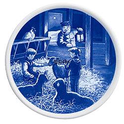 Bing og Grøndahl juleplaquette 2003, Juleaften i stalden