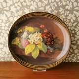 Teller Nr. 5 in der Serie "Blumenstilleben des Dänischen Biedermeier"