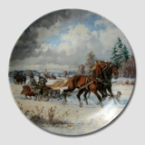 Plate no 1 in the series Behind the Thundering Hooves, Seltmann