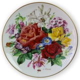 Hutschenreuter, Plate no 4 in serie Bands Bouquets of the Season