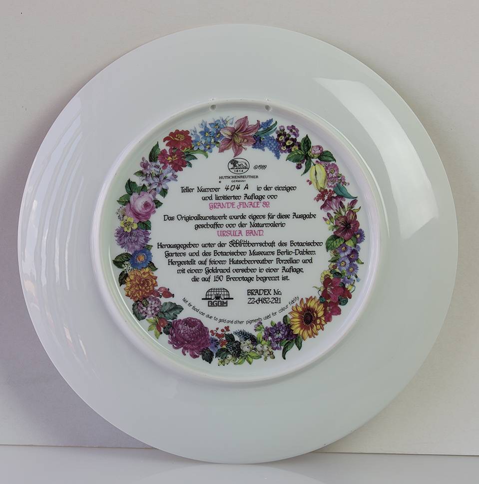 Hutschenreuter, Platte nr 1 i serien Grande Finale