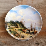 Plate no. 1 in the series "Coastal Impressions" "Fishermen on the Mound"