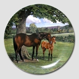 Plate in the series "Thoroughbred Horses", Spode