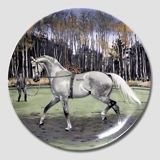 Plate in the series "Thoroughbred Horses", Spode