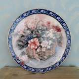 W S George, Plate, "Begonias" in the series of Lena Liu's Basket Bouguets