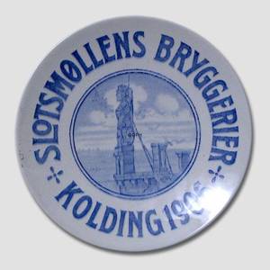 1906 Aluminia, Bryggeriplatte, Slotsmøllen | År 1906 | Nr. BRYG35 | DPH Trading