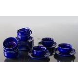 Bing & Grondahl Tea Set, tableware, set of 8 cups with saucer