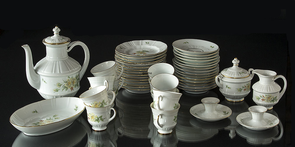 Bing & Grøndahl klitrose kaffestel