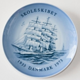 Ship plate, The Trainingship Denmark 1973, Bing & Grondahl