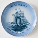 Ship plate, The Trainingship Lilla Dan 1974, Bing & Grondahl