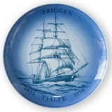 Ship plate, Tjalfe 1981, Bing & Grondahl