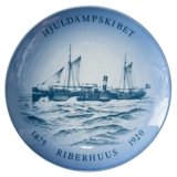 Skibsplatte, Hjuldampskibet Riberhuus 1982, Bing & Grøndahl