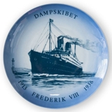Ship plate, The Steamship Frederik, 1984, Bing & Grondahl