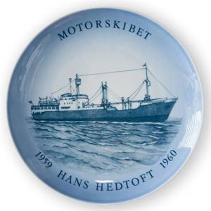 Skibsplatte, Hans Hedtoft 1985, Bing & Grøndahl | År 1985 | Nr. BS1985 | Alt. BS850 | DPH Trading